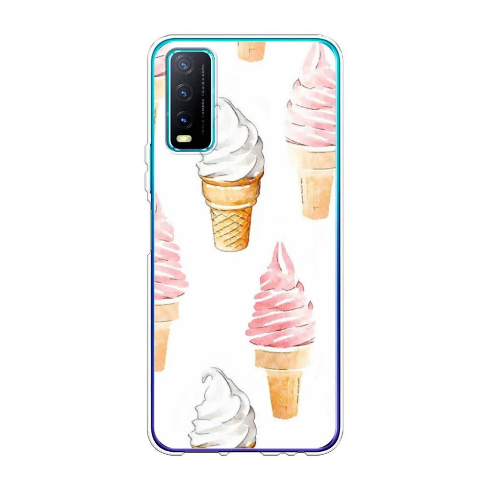 

Чехол Awog на Vivo Y20 "Нарисованное мороженое", Разноцветный, 263650-10