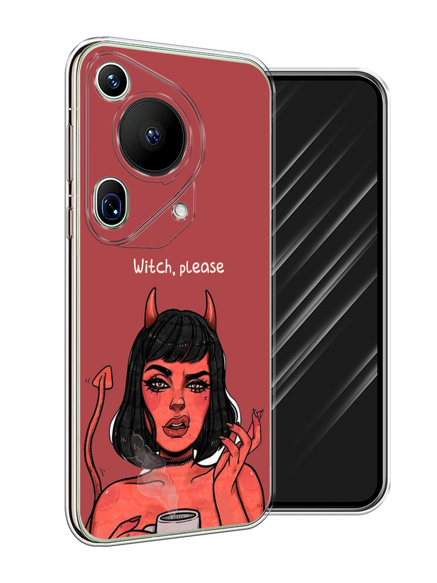 

Чехол Awog на Huawei Pura 70 Ultra "Evil Girl", Бордовый;черный, 6124550-1