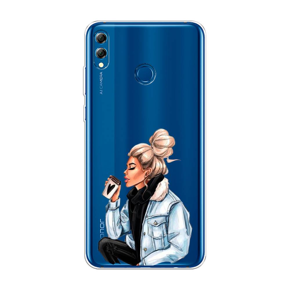 

Чехол Awog на Honor 8X Max "Cute girl", Коричневый;бежевый, 66550-7