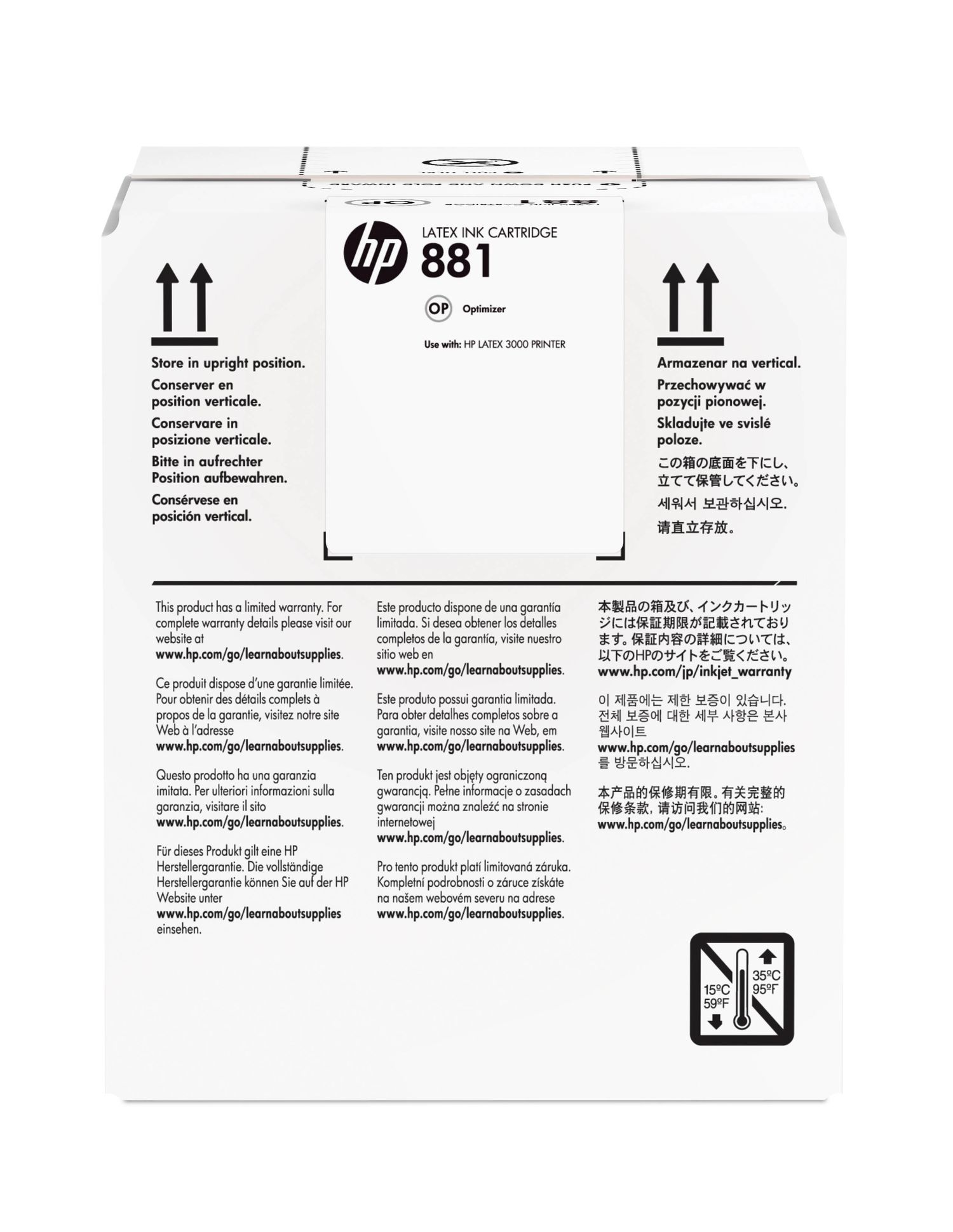 

Картридж для струйного принтера HP 881 CR337A прозрачный, оригинальный, 881