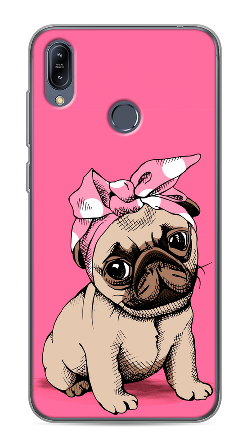 

Чехол Awog на Asus Zenfone Max M2 ZB633KL "Dog Pin-Up", Розовый;бежевый, 43750-2