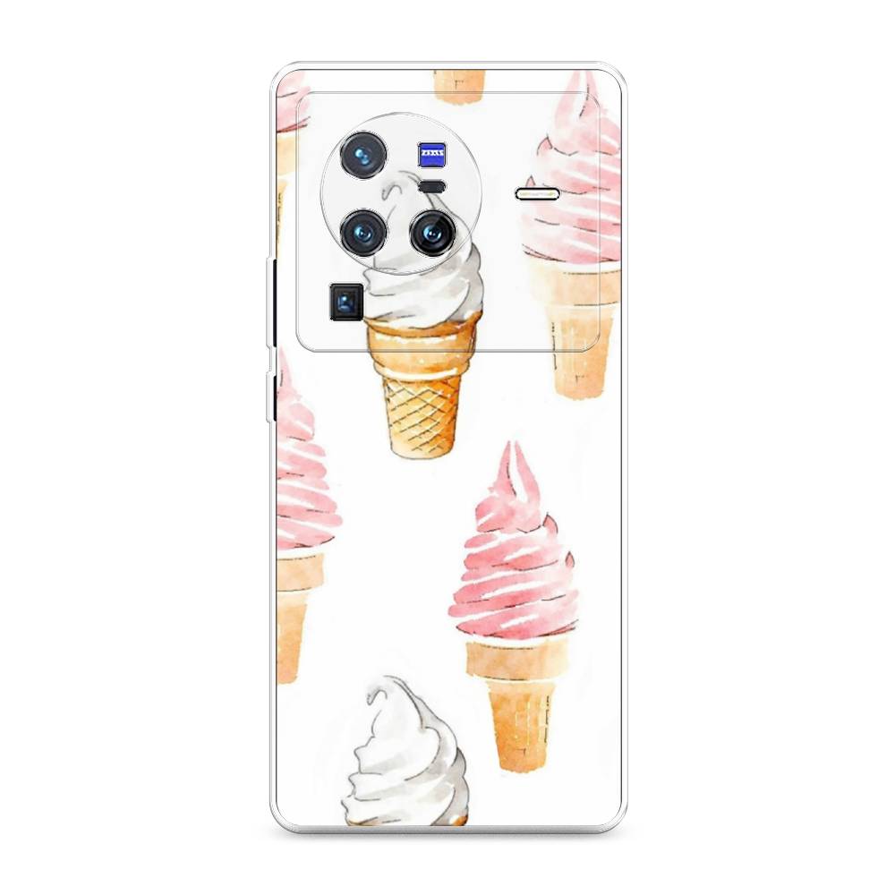 

Чехол Awog на Vivo X80 Pro "Нарисованное мороженое", Разноцветный, 266650-10