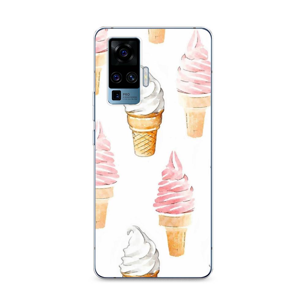 

Чехол Awog на Vivo X50 Pro "Нарисованное мороженое", Разноцветный, 262350-10
