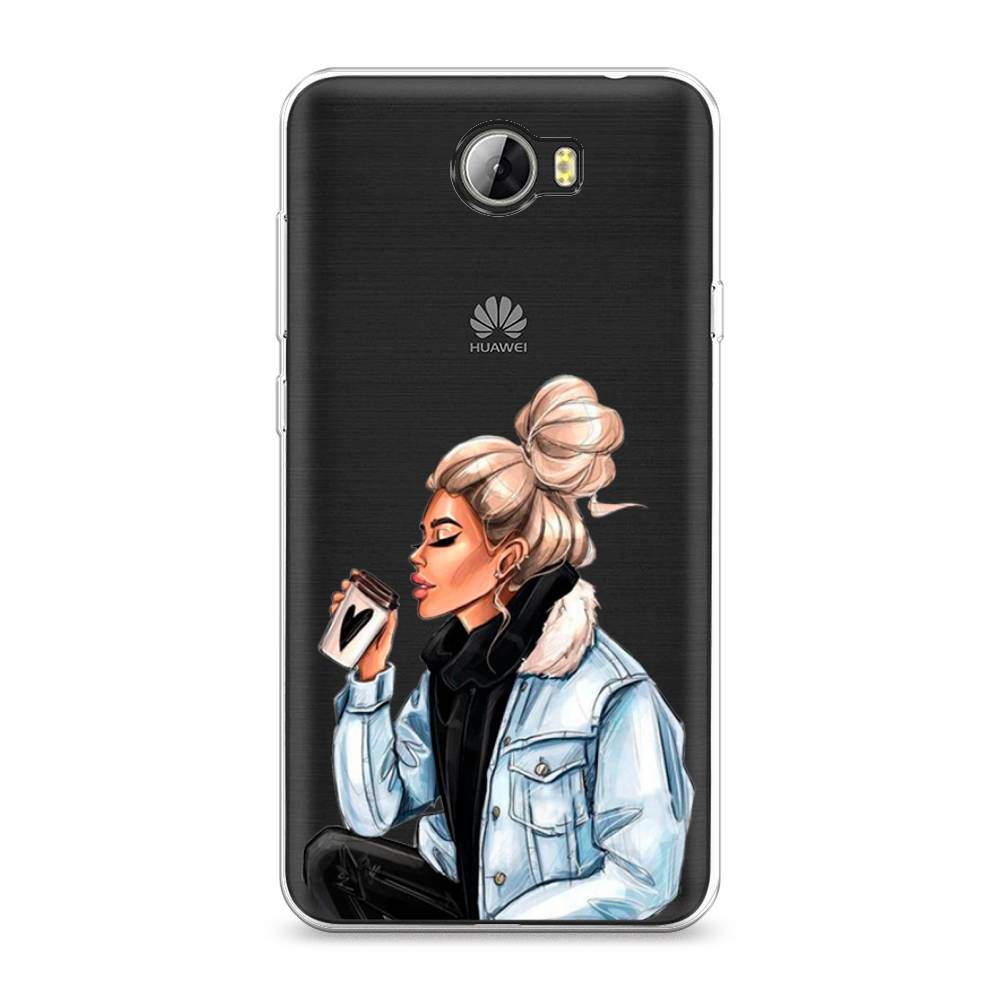 

Чехол Awog на Honor 5A "Cute girl", Коричневый;бежевый, 60350-7