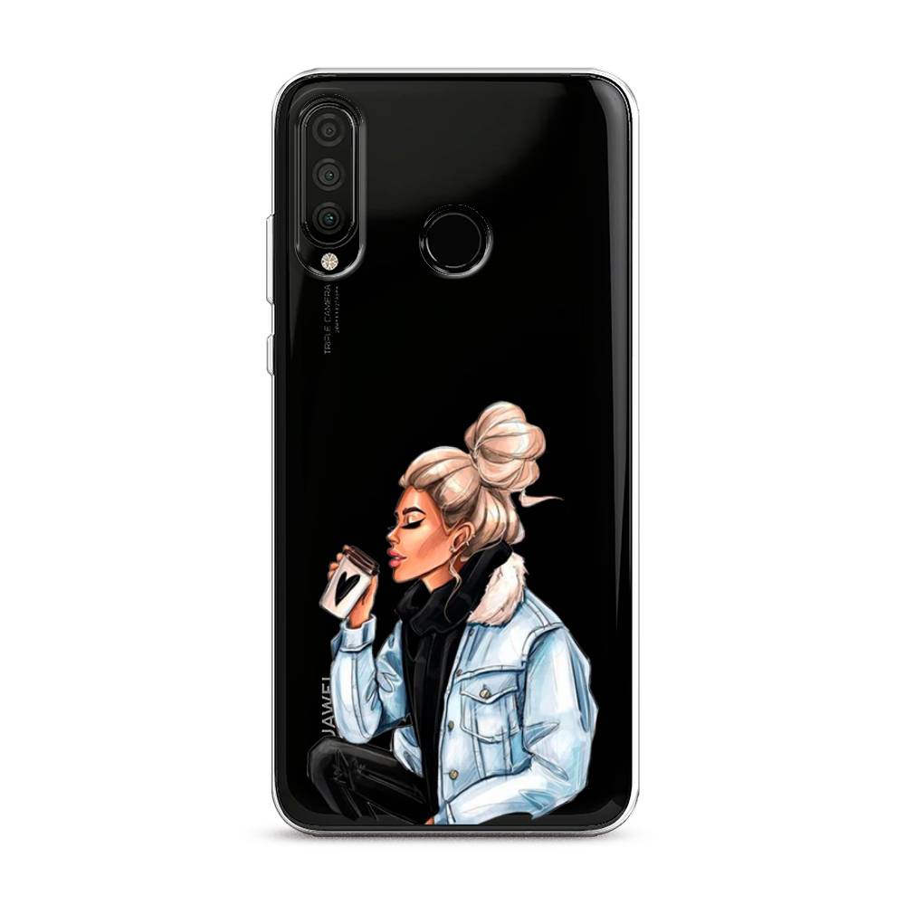 

Чехол Awog на Honor 20S "Cute girl", Коричневый;бежевый, 610750-7