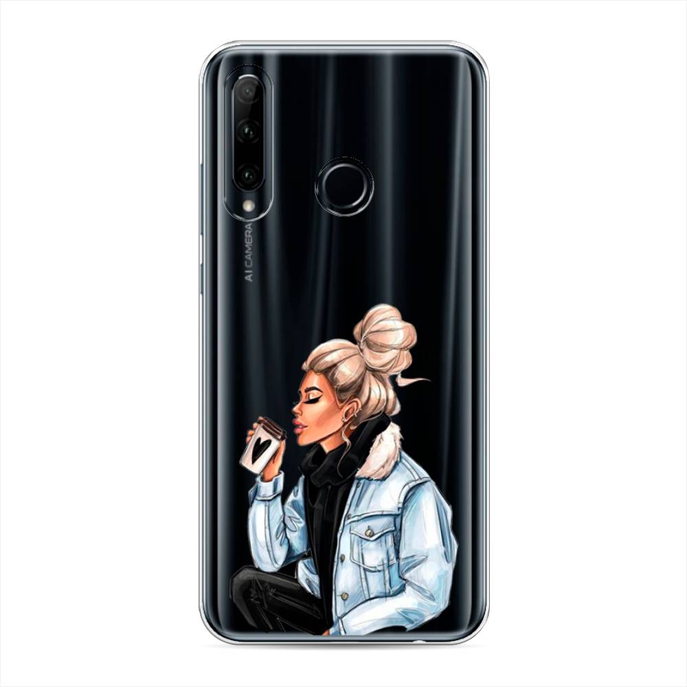 

Чехол Awog на Honor 10i "Cute girl", Коричневый;бежевый, 68850-7