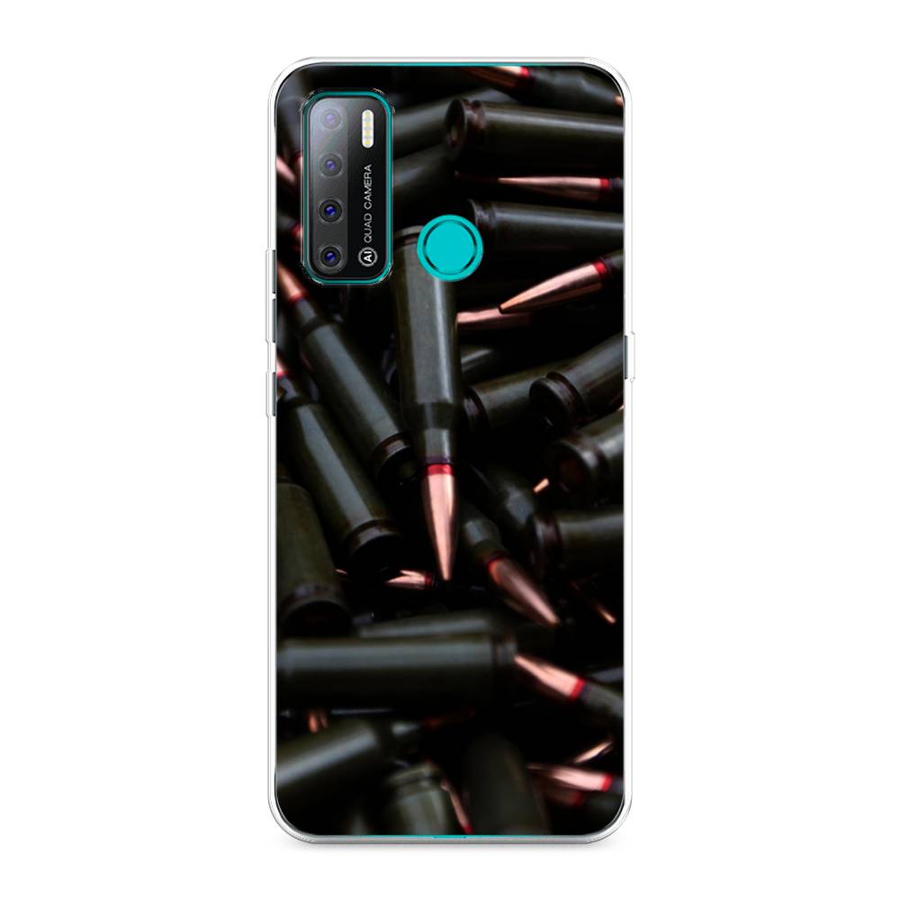 

Чехол Awog на Tecno Pouvoir 4 "Пули черные", Разноцветный, 300350-5