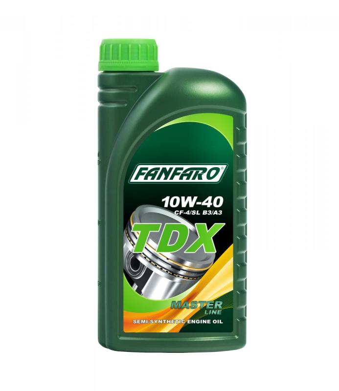 

6508 FANFARO TDX 10W40 1 л. Полусинтетическое моторное масло 10W-40