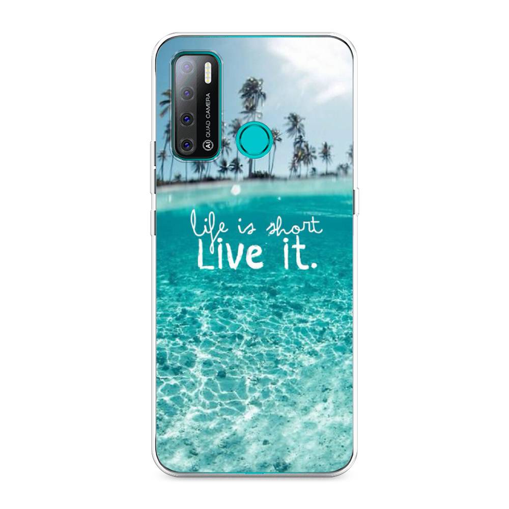 

Чехол Awog на Tecno Pouvoir 4 "Live it", Разноцветный, 300350-7