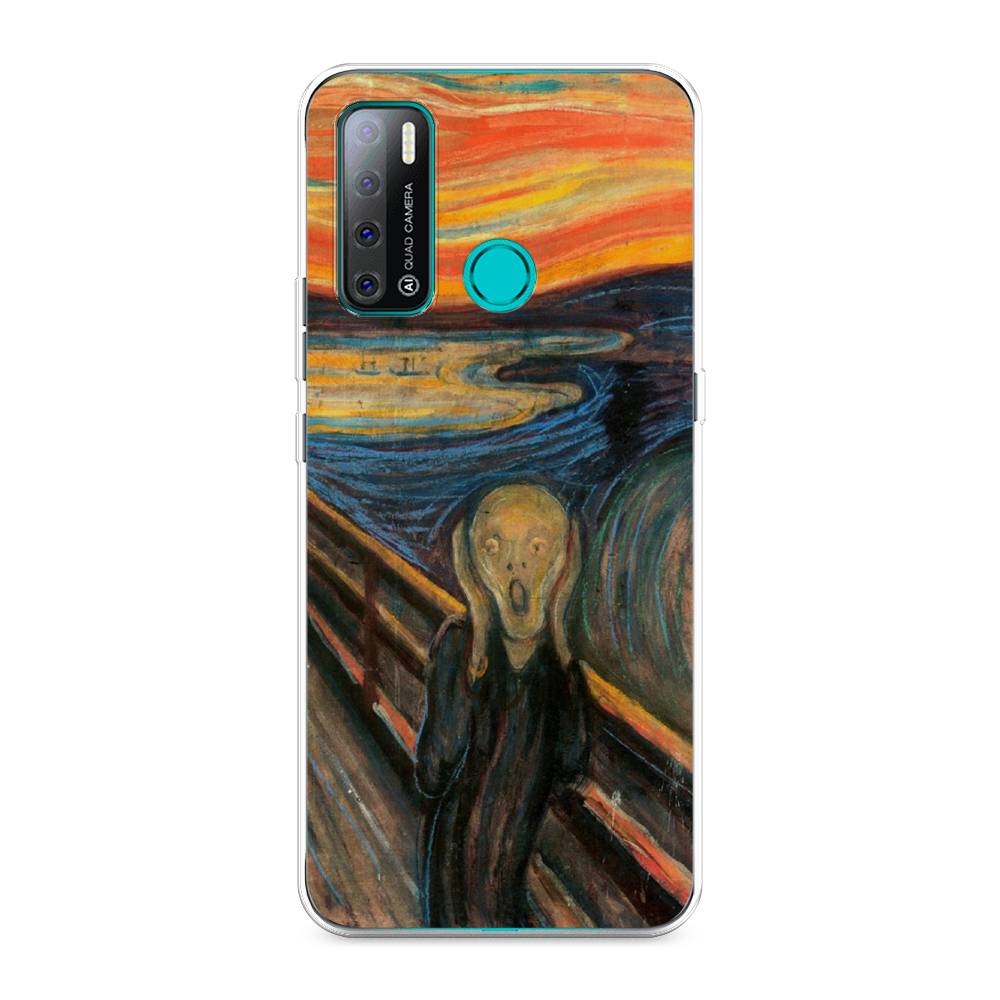

Чехол Awog на Tecno Pouvoir 4 "Крик", Разноцветный, 300350-9
