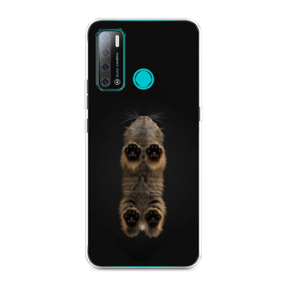 

Чехол Awog на Tecno Pouvoir 4 "Кошачьи лапки", Разноцветный, 300350-1