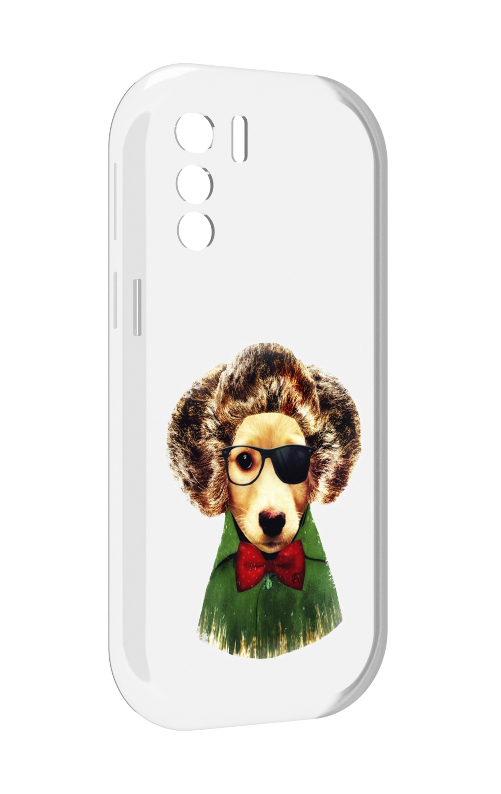 Чехол MyPads Пес в бабочке для UleFone Note 13P