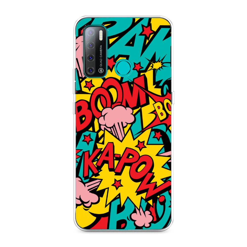 

Чехол Awog на Tecno Pouvoir 4 "Постер pop art", Разноцветный, 300350-9