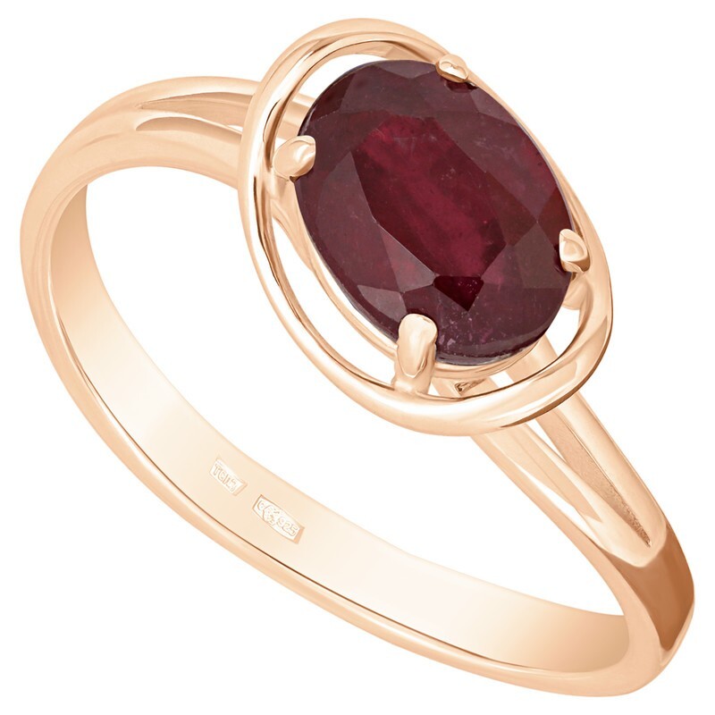

Кольцо из серебра с рубином р., LAZURIT-ONLINE 773003, 773003