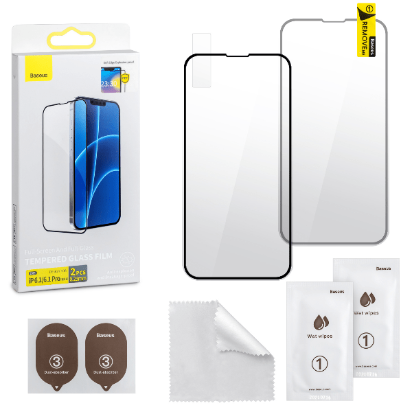 

Защитное стекло Baseus для iPhone 14 Soft Edge 0.23mm 2 шт