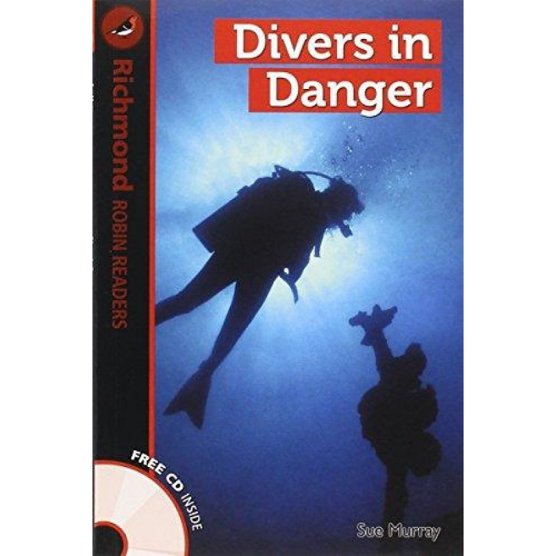 фото Книга robin readers level 1 divers in danger + cd richmond