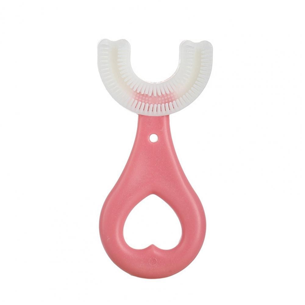 Детская зубная щётка U-образная, DD-Zub/2-6/розовая детская зубная щётка u образная розовая zub