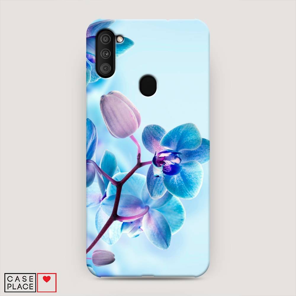 

Пластиковый чехол "Голубая орхидея" на Samsung Galaxy M11, 2100620-6