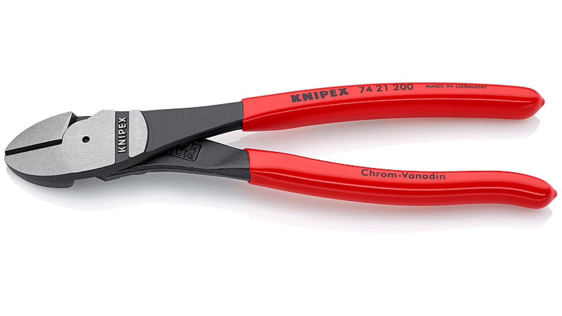 

Бокорезы Knipex губки 12°, 200 мм, фосфатированные, обливные ручки KN-7421200, KN-7421200