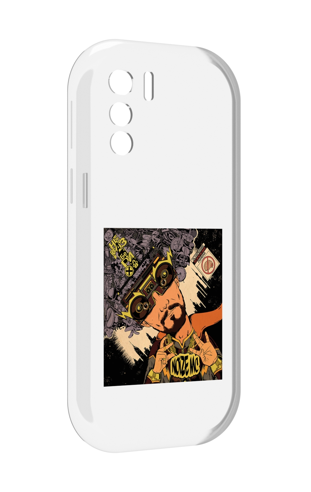 

Чехол MyPads Неразбериха Noize MC для UleFone Note 13P, Прозрачный, Tocco