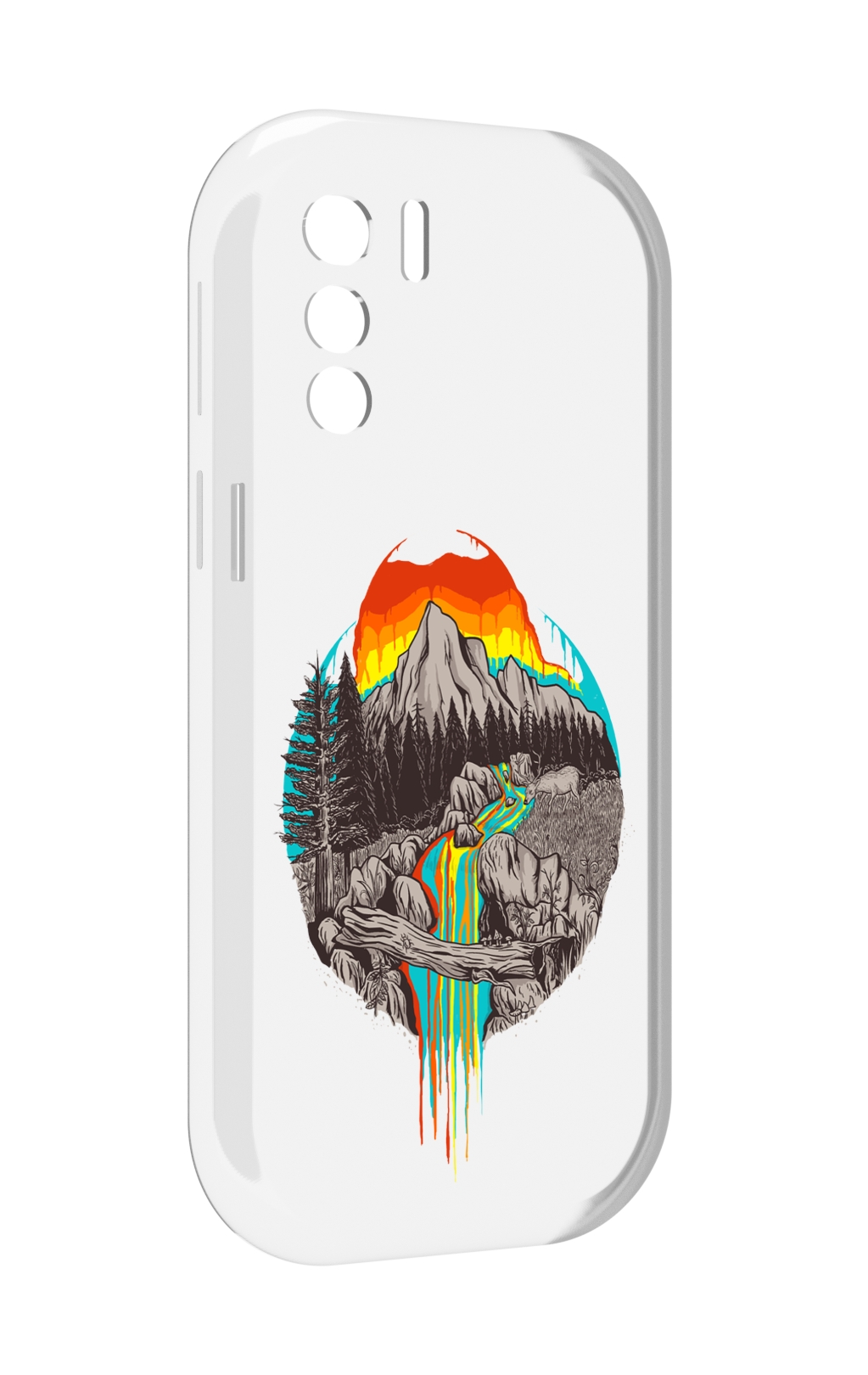 

Чехол MyPads Радужный водопад для UleFone Note 13P, Прозрачный, Tocco