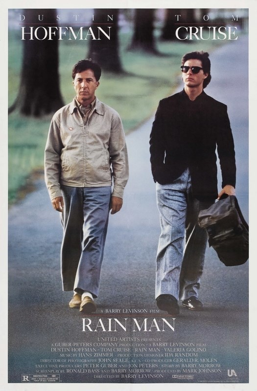 

Постер к фильму "Человек дождя" (Rain Man) 50x70 см