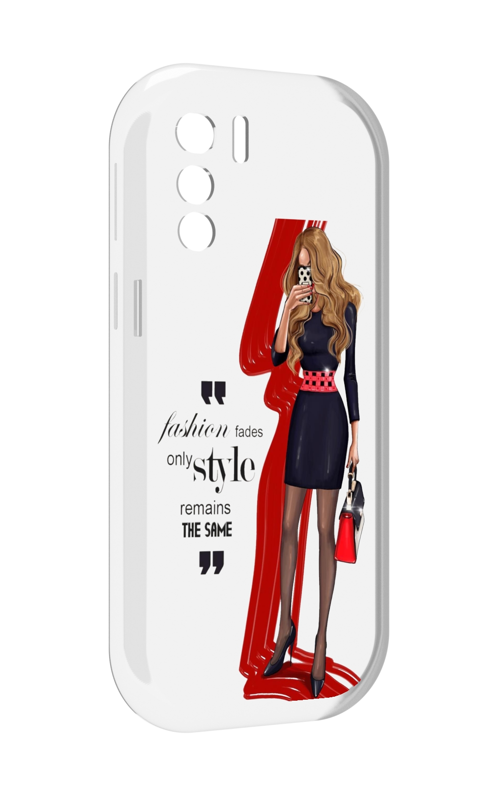 

Чехол MyPads Модная-девушка женский для UleFone Note 13P, Прозрачный, Tocco