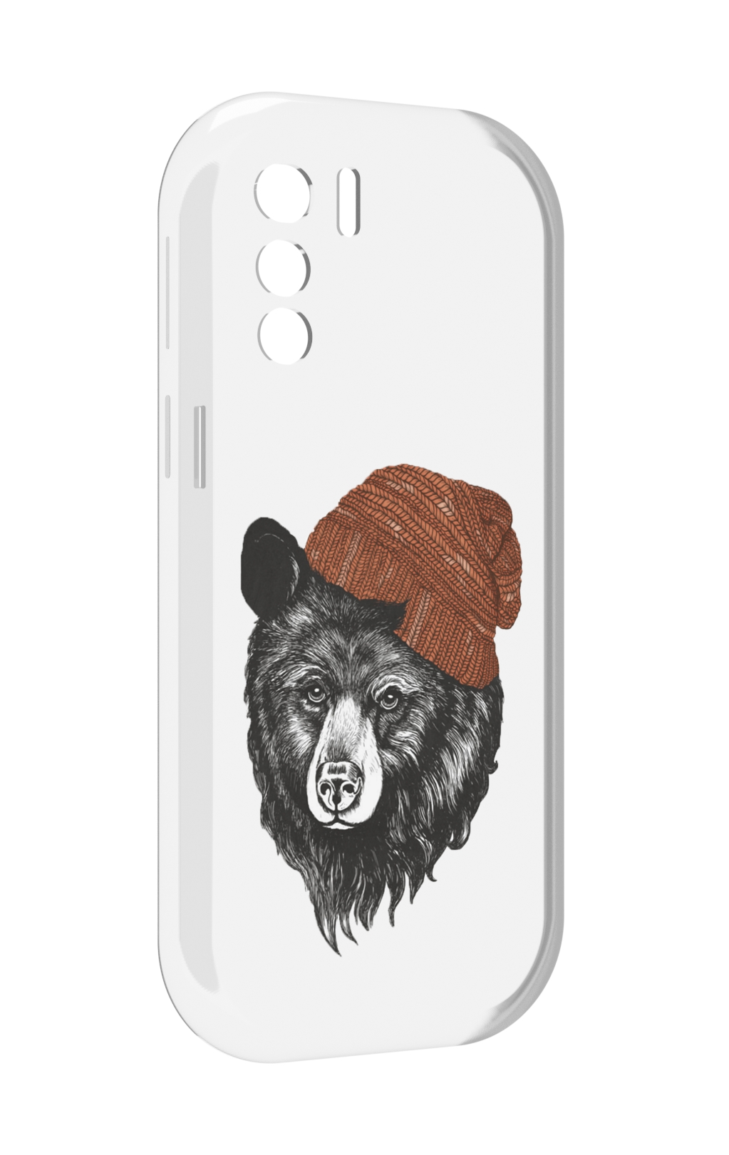 

Чехол MyPads Медведь в шапке 2 для UleFone Note 13P, Прозрачный, Tocco