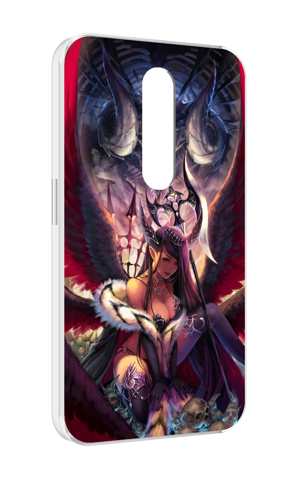 

Чехол MyPads девушка с демоном на фоне женский для Motorola Moto X Force (XT1585 / XT1581), Прозрачный, Tocco