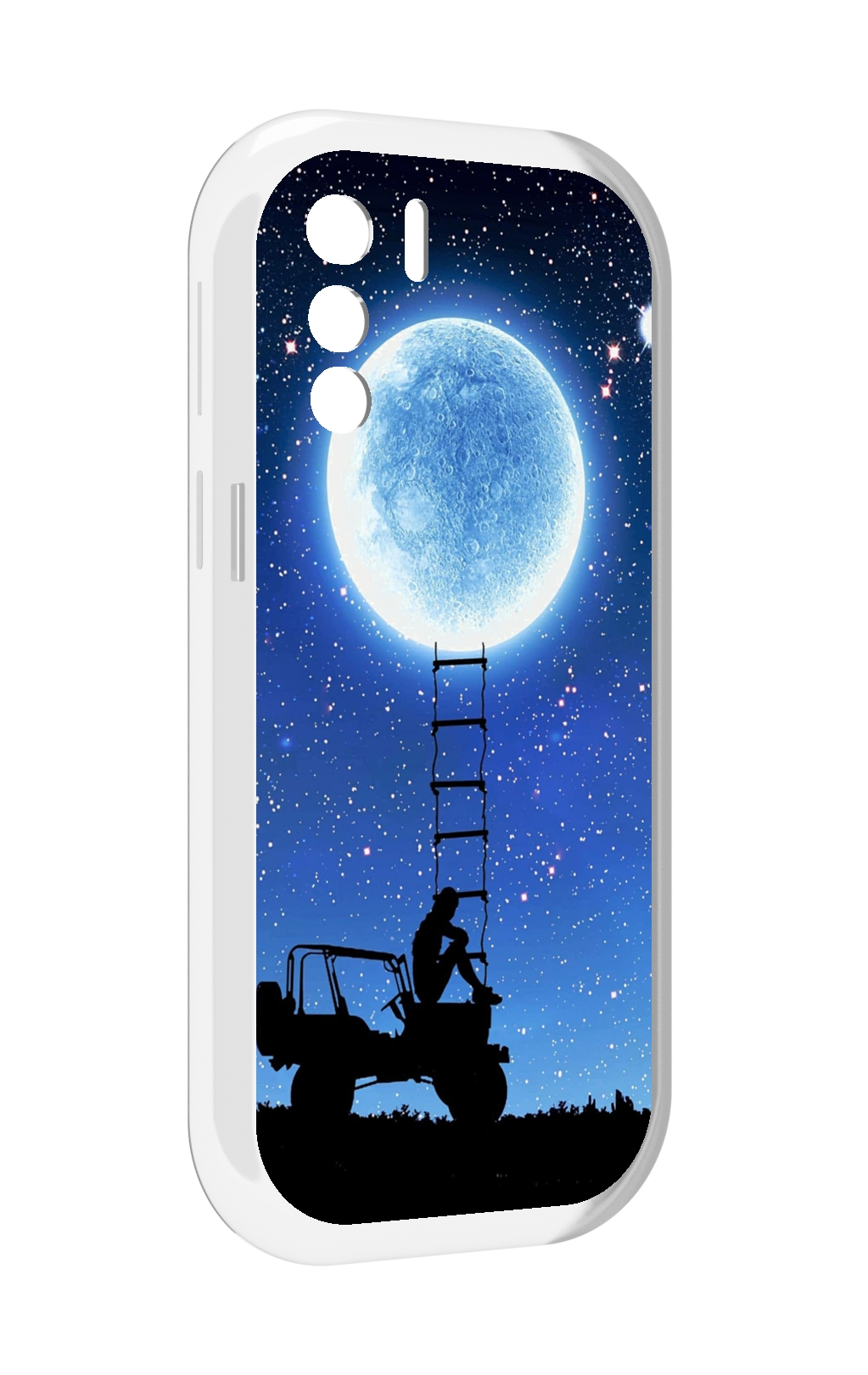 

Чехол MyPads Машина-на-лун для UleFone Note 13P, Прозрачный, Tocco