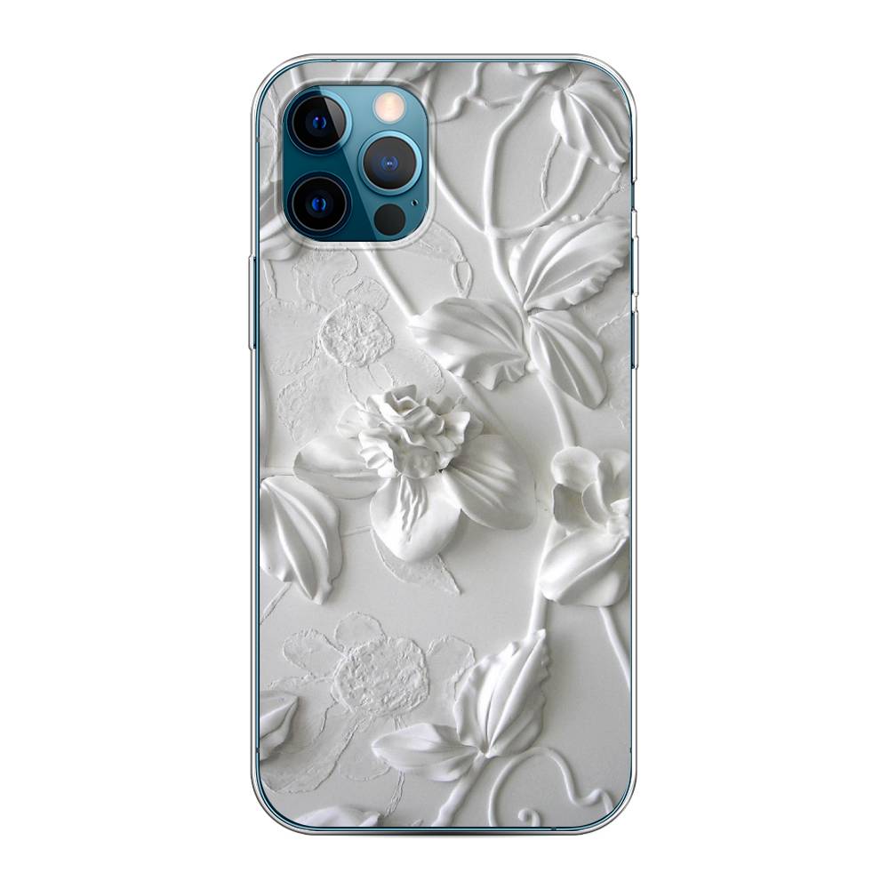 

Чехол Awog на Apple iPhone 12 Pro / Айфон 12 Pro "Гипсовые цветы", 12850-7