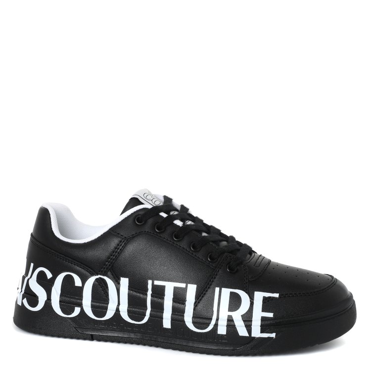 

Кеды мужские Versace Jeans Couture черные 43 EU, 72YA3SJ5