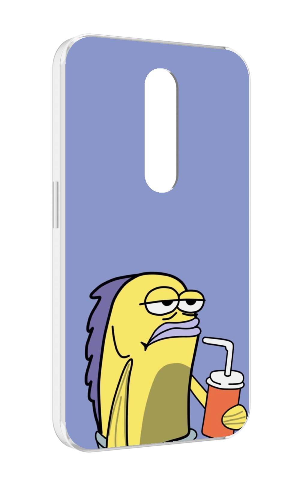 

Чехол MyPads грусная-рыба-из-спанч-боба для Motorola Moto X Force (XT1585 / XT1581), Прозрачный, Tocco