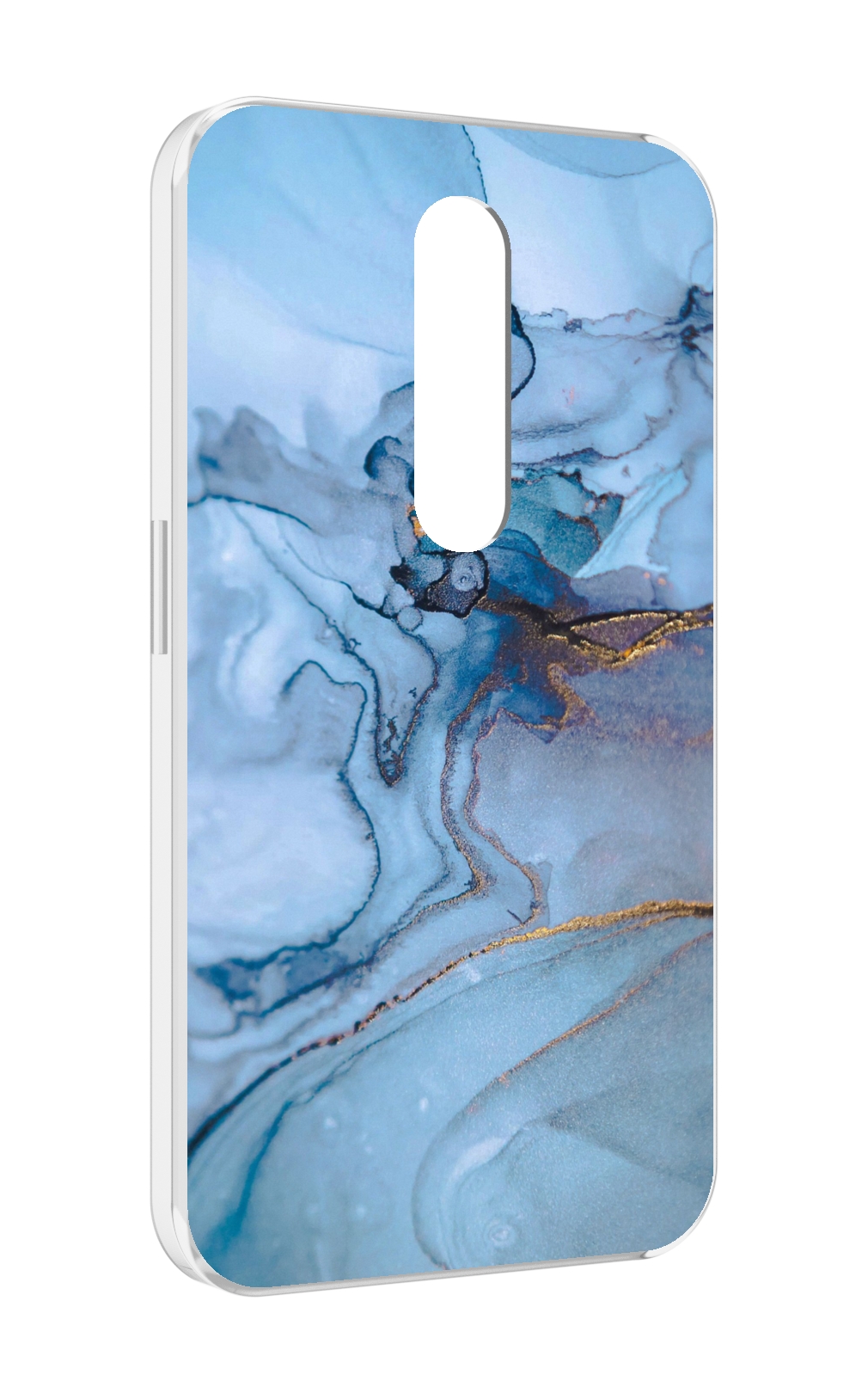 

Чехол MyPads голубой мрамор для Motorola Moto X Force (XT1585 / XT1581), Прозрачный, Tocco