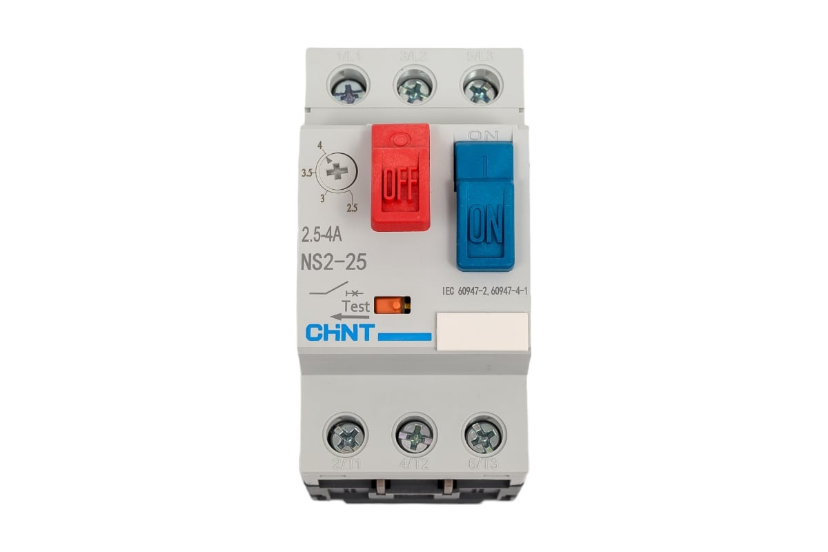 

Пускатель NS2-25 2.5-4А (R) | код 495079 | CHINT (1 шт.)