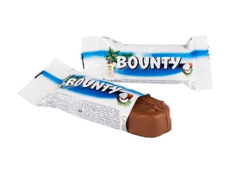 

Шоколадные конфеты Bounty с нежной мякотью кокоса
