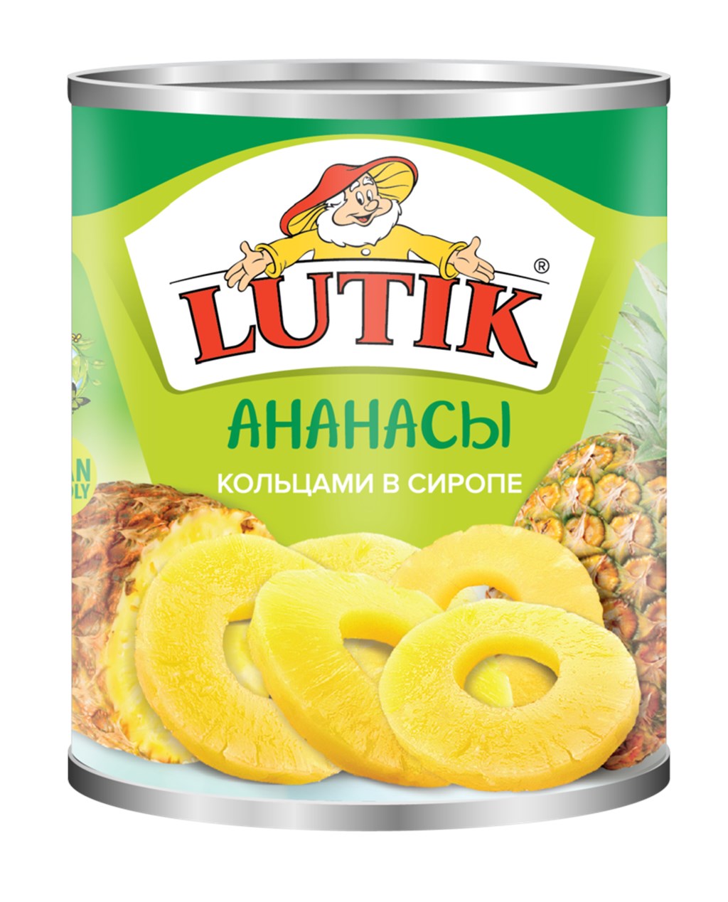 

Ананас Lutik в сиропе ломтики 560 г