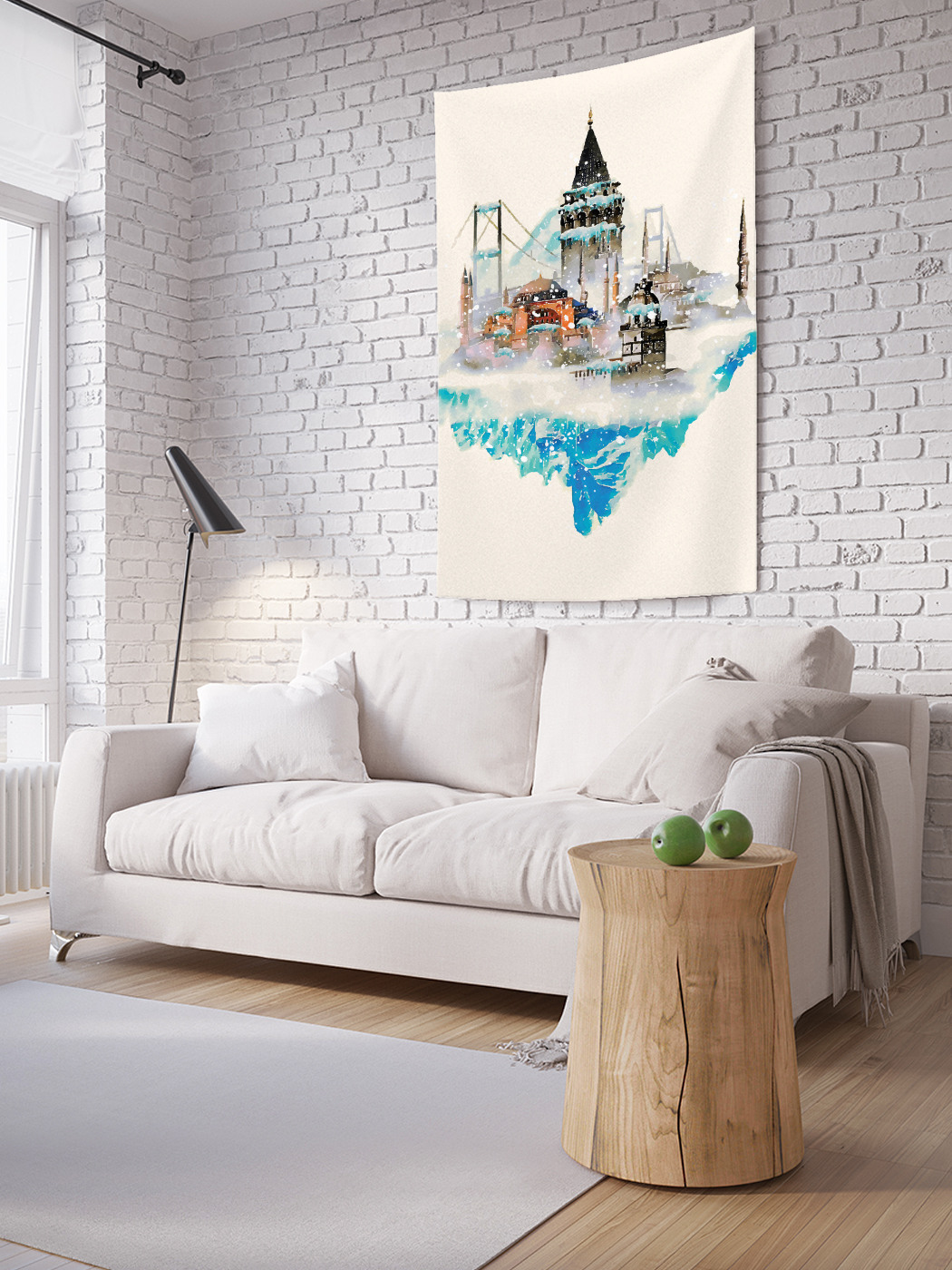 

Вертикальное фотопанно на стену JoyArty Пики Стамбула 100x150 см, Пики Стамбула