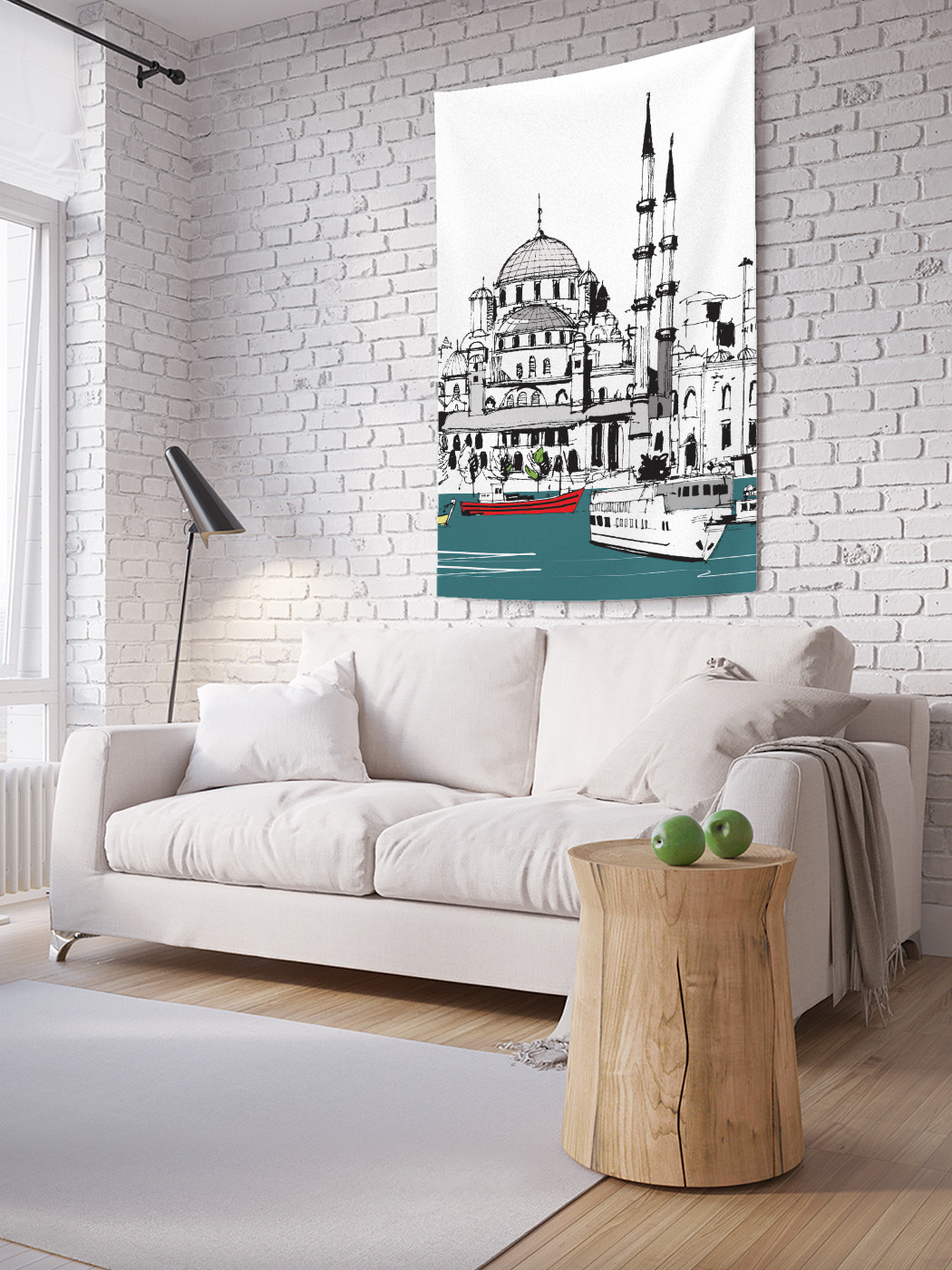 

Вертикальное фотопанно на стену JoyArty Панорама Стамбула 100x150 см, Панорама Стамбула