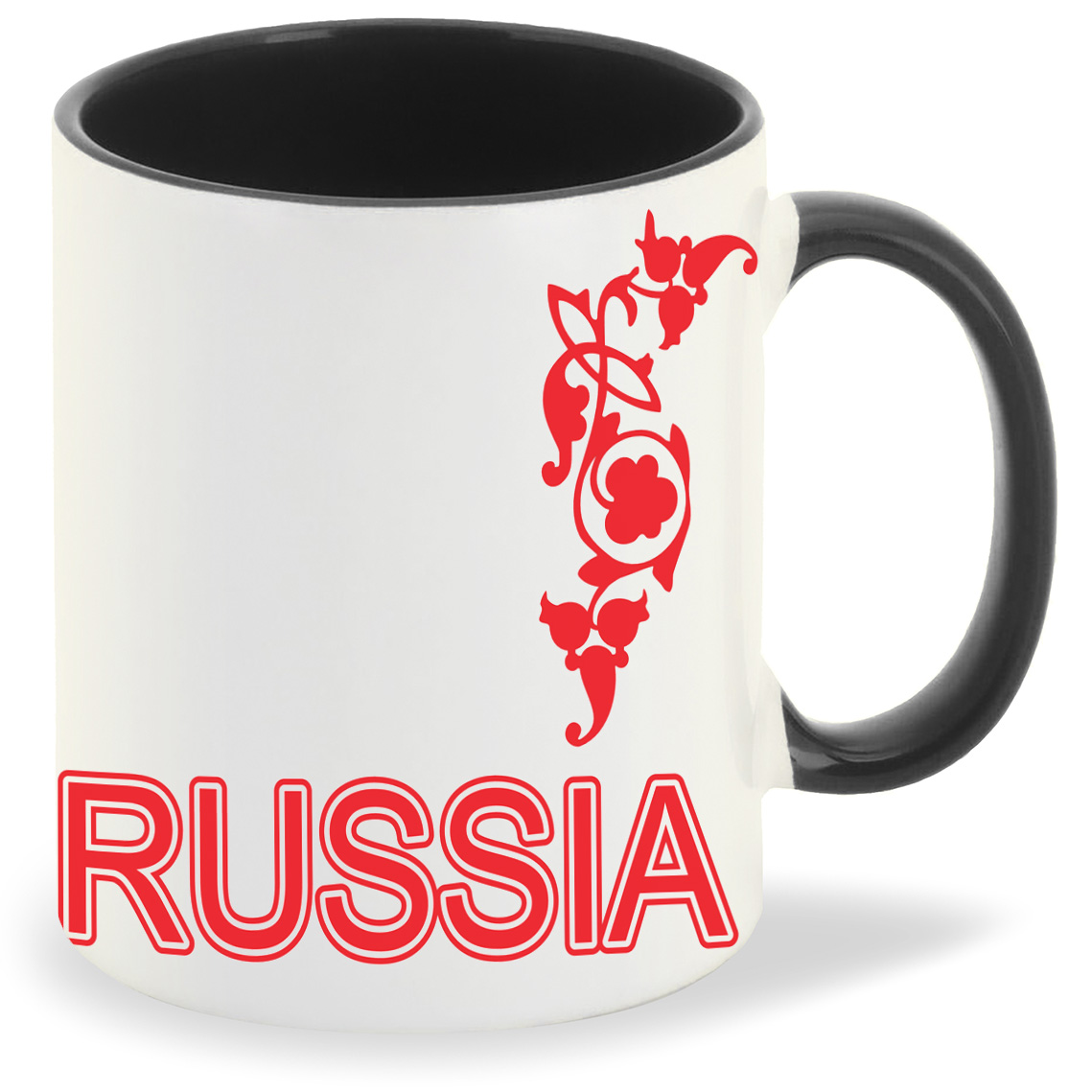 фото Кружка черная coolpodarok russia