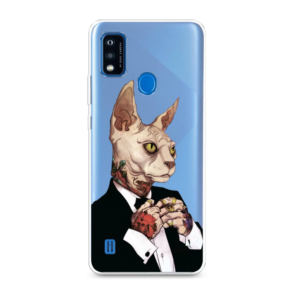 

Чехол Awog на ZTE Blade A51 / ЗТЕ Блэйд A51 "Татуированный сфинкс", Разноцветный, 134550-7