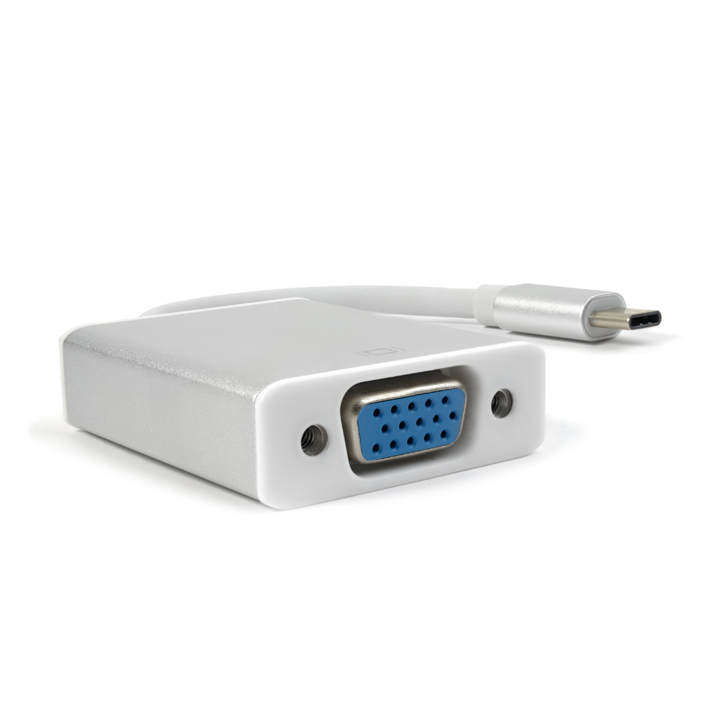 

Кабель Greenconnect USB Type-C - VGA вилка-розетка м (GCR-UTC2VGA) белый