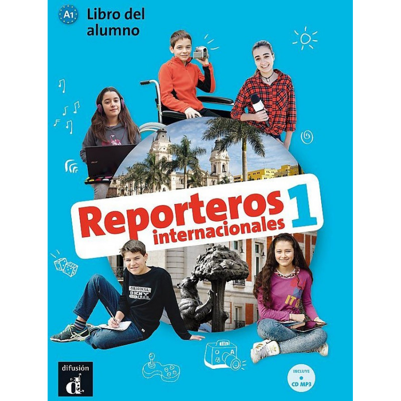 фото Книга reporteros internacionales 1 - libro del alumno (+cd mp3) difusion