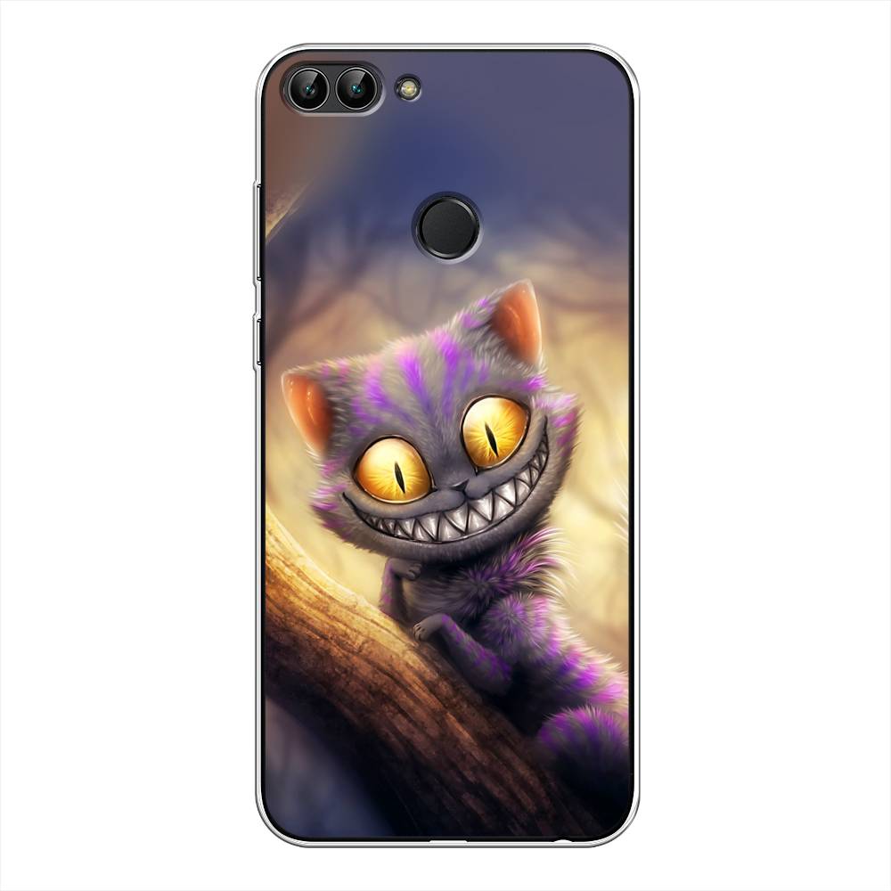 

Чехол Awog на Huawei Y9 2018 "Cheshire Cat", Фиолетовый;желтый, 64950-1