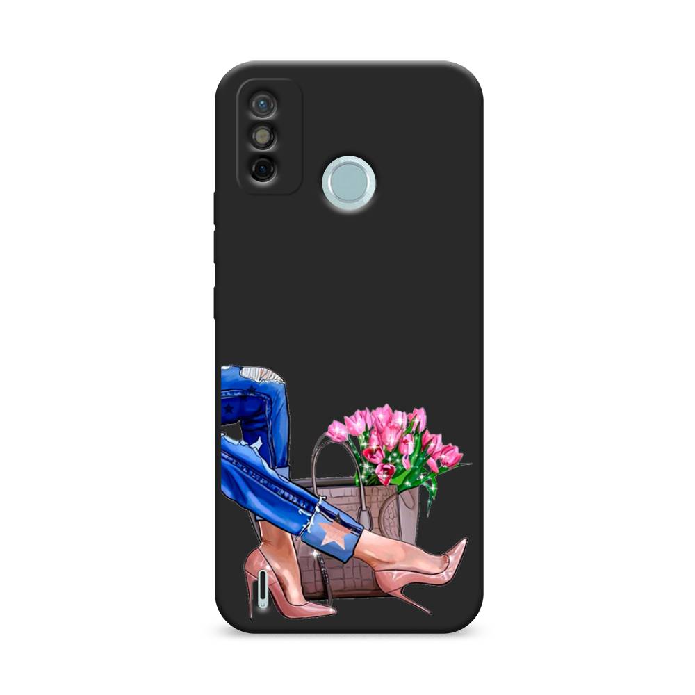 

Чехол Awog на Tecno Spark 6 GO "Каблучки", Разноцветный, 300252-1
