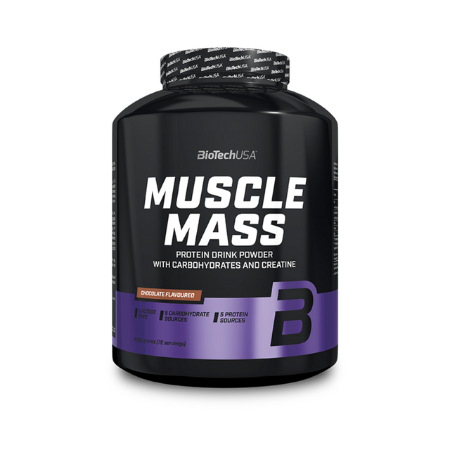 Гейнер BioTechUSA Muscle Mass порошок 4000 г. Шоколад