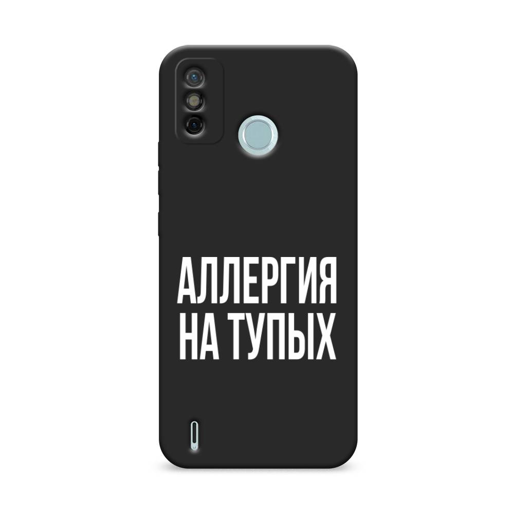 

Чехол Awog на Tecno Spark 6 GO "Аллергия на тупых", Разноцветный, 300252-1