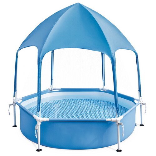 

Бассейн Каркасный Intex с28209 металл, от 3 лет, Синий, Canopy Metal Frame