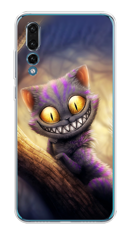 

Чехол Awog на Huawei P20 Pro "Cheshire Cat", Фиолетовый;желтый, 65050-1