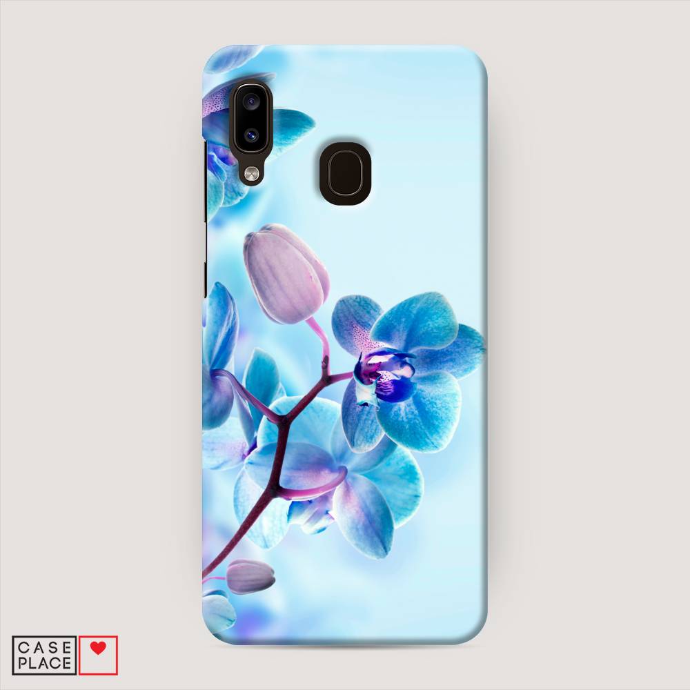 

Пластиковый чехол "Голубая орхидея" на Samsung Galaxy A30, 27520-6
